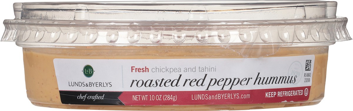 slide 10 of 13, Lunds & Byerlys Roasted Red Pepper Hummus 10 oz, 10 oz