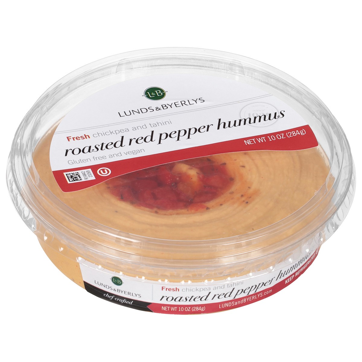 slide 4 of 13, Lunds & Byerlys Roasted Red Pepper Hummus 10 oz, 10 oz