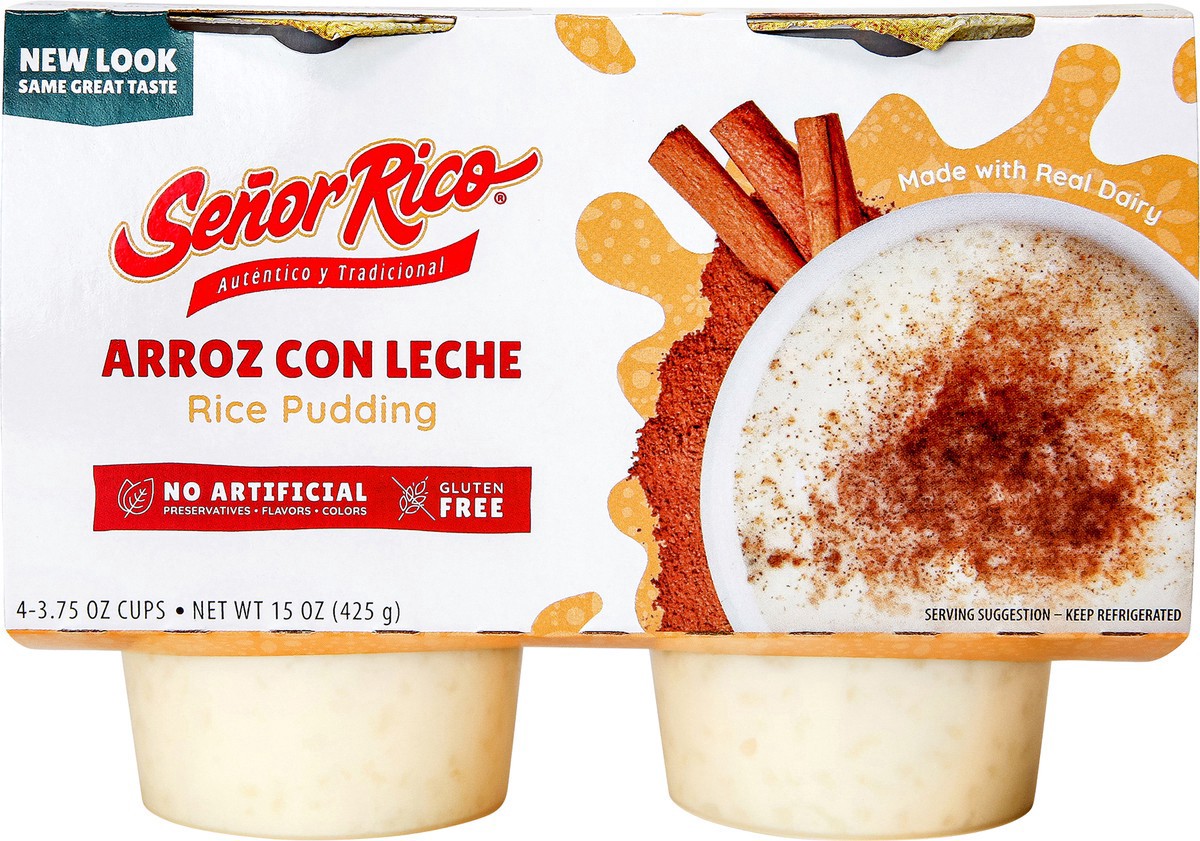 slide 8 of 9, Senor Rico Rice Pudding 4pk, 4 ct