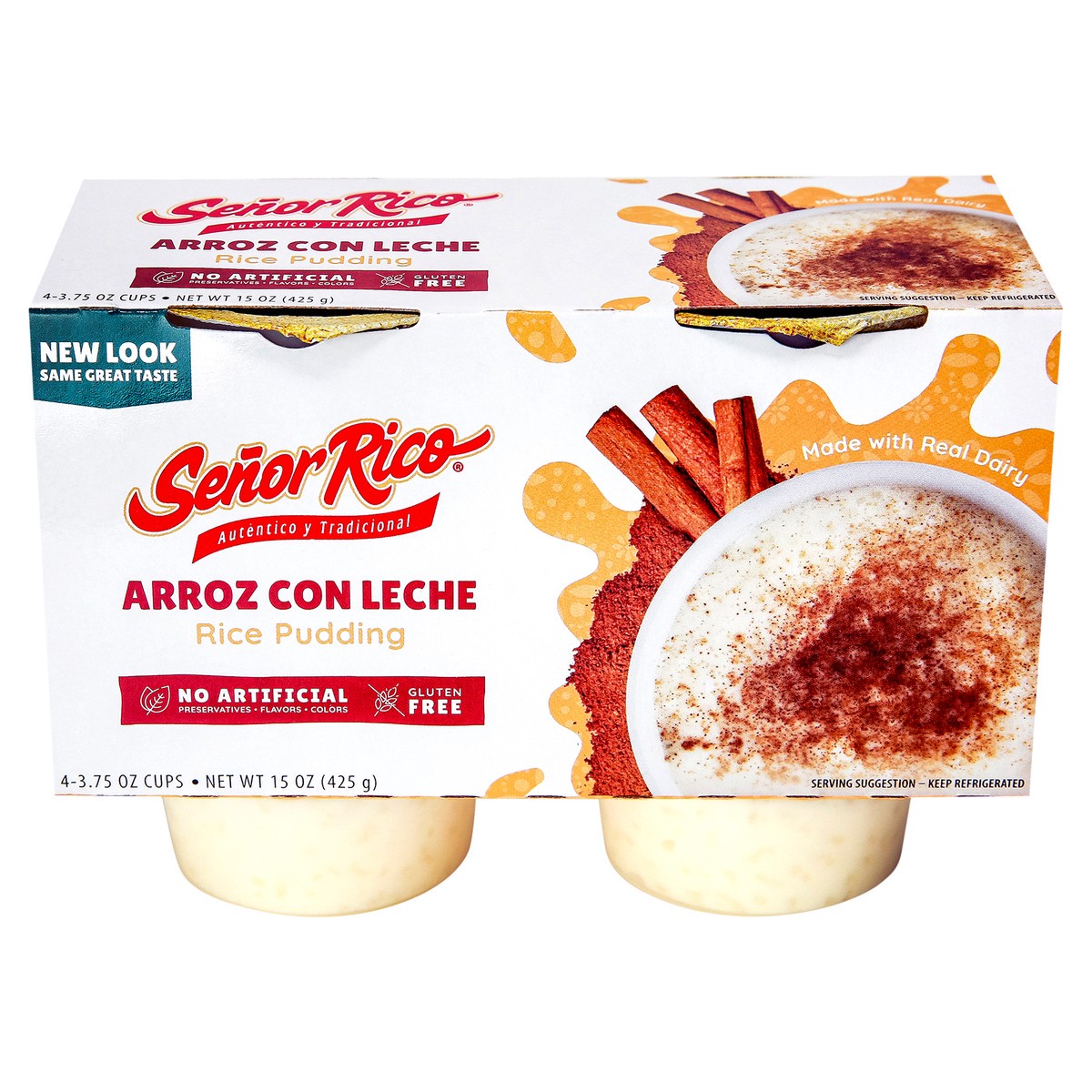 slide 1 of 9, Senor Rico Rice Pudding 4pk, 4 ct