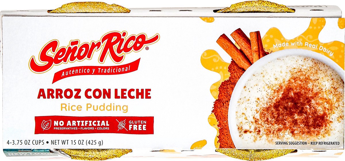 slide 4 of 9, Senor Rico Rice Pudding 4pk, 4 ct