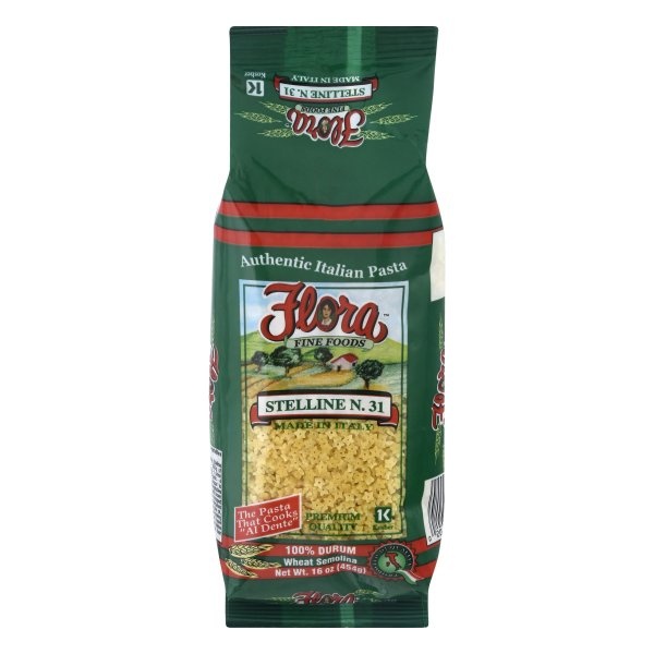 slide 1 of 1, Flora Fine Foods Stellene Stars Pasta, 16 oz