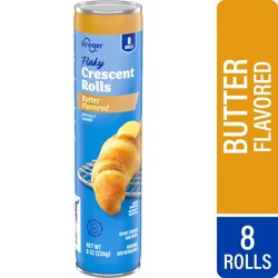 Kroger Flaky Butter Flavor Crescent Rolls 8 Count