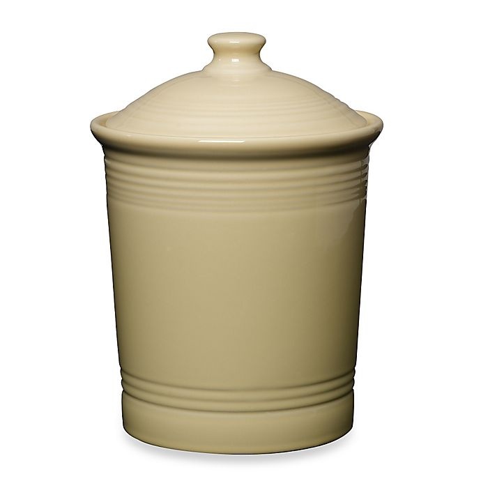 slide 1 of 1, Fiesta Large Canister - Ivory, 1 ct