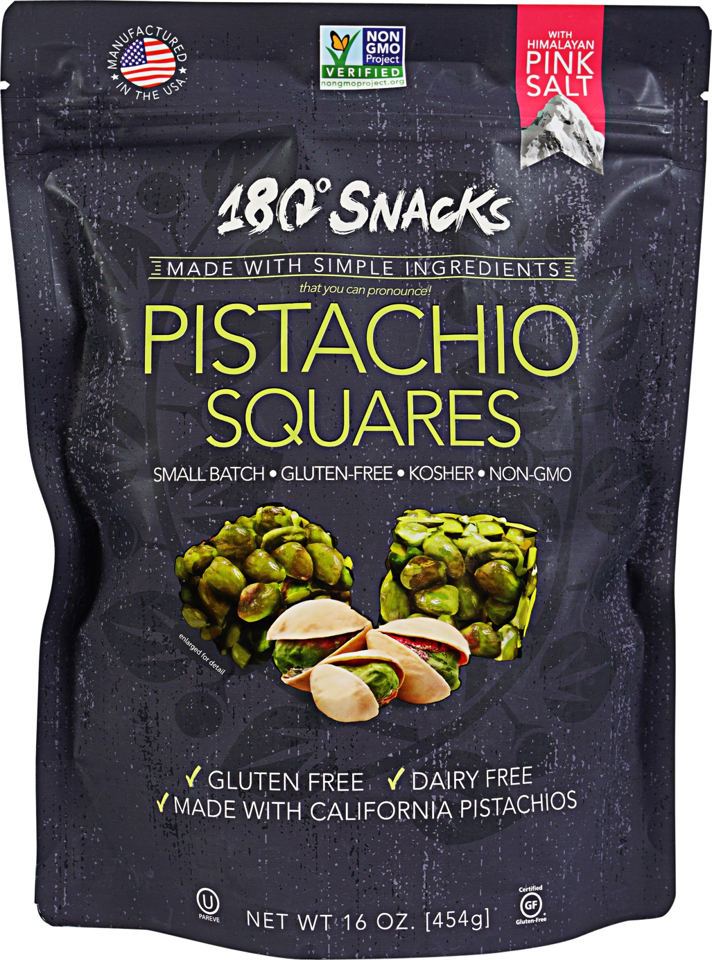 slide 1 of 1, 180 Snacks Pistachio Squares, 16 oz
