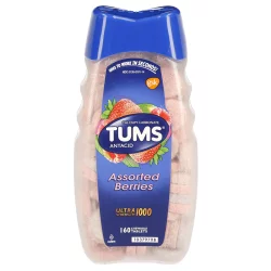 Tums Ultra Strength 1000 Assorted Berries Antacid Chewable Tablets