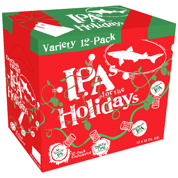 slide 1 of 1, Dogfish Head Variety IPA Bottles, 12 ct; 12 oz