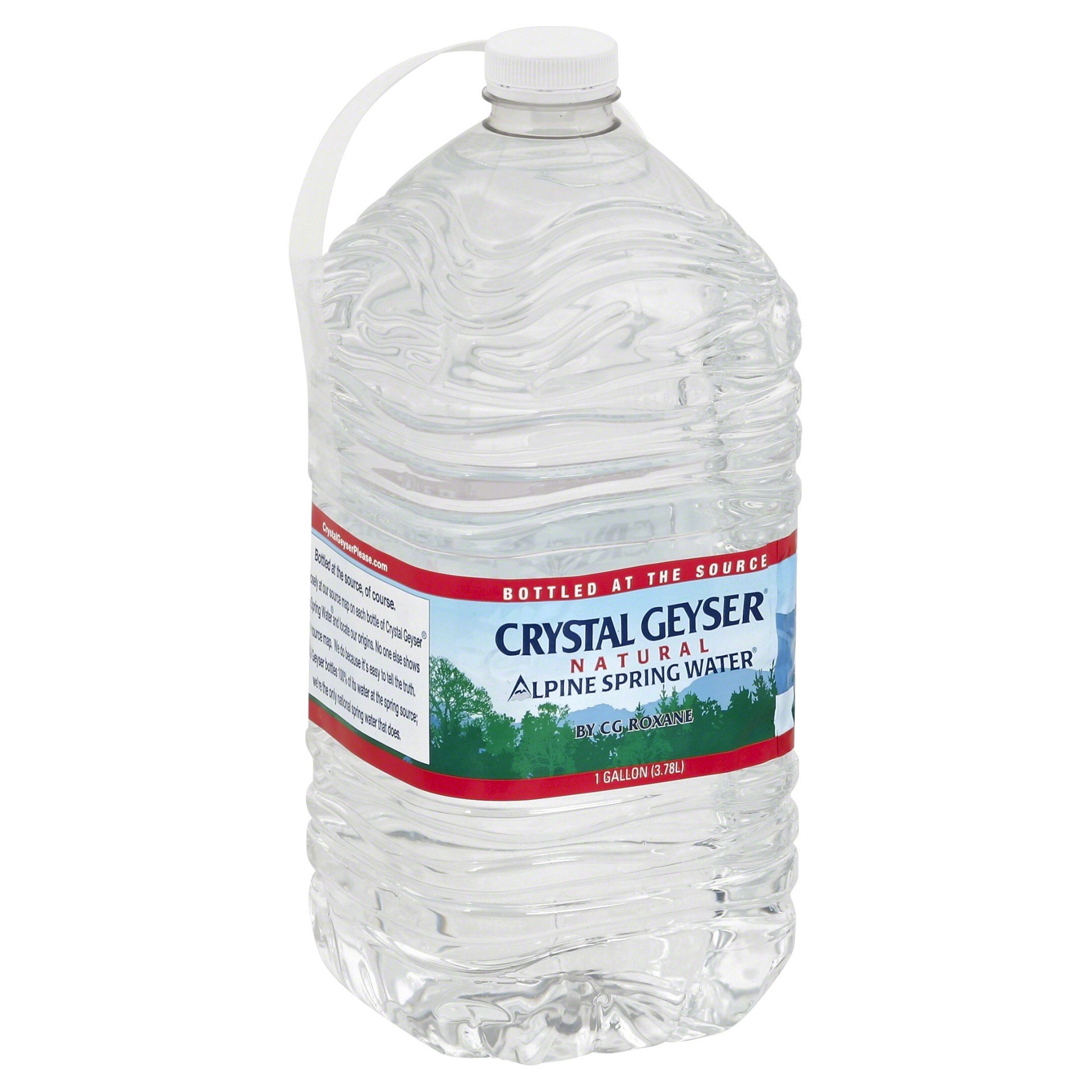 slide 1 of 7, Crystal Geyser® Alpine spring water, 128 fl oz
