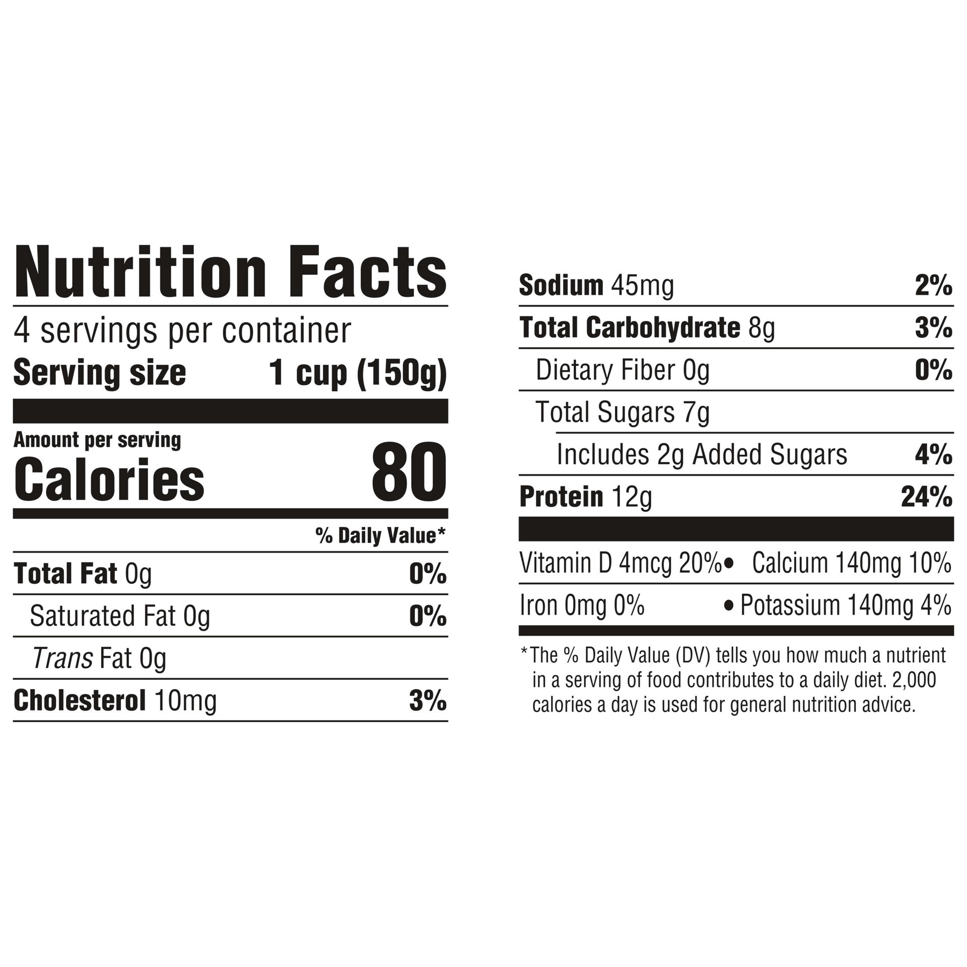 slide 4 of 5, Light + Fit Dannon Light + Fit Lemon Cream Greek Fat Free Yogurt, Creamy and Delicious Gluten Free Yogurt, 4 Ct, 5.3 OZ Yogurt Cups, 5.3 oz