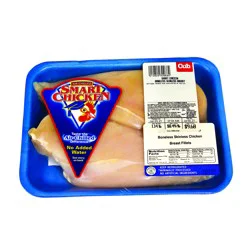 Smart Chicken Boneless Skinless Natural Chicken Breast Fillets