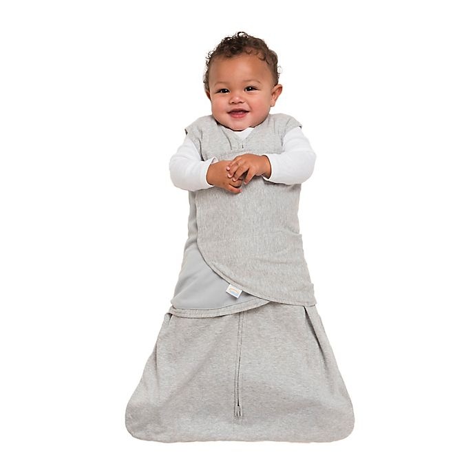 slide 3 of 5, HALO SleepSack Newborn Multi-Way Adjustable Cotton Swaddle - Heather Grey, 1 ct