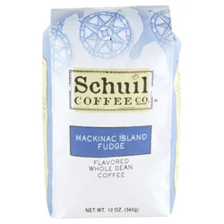 Schuil Mackinac Island Fudge Flavored Whole Bean Coffee - 12 oz