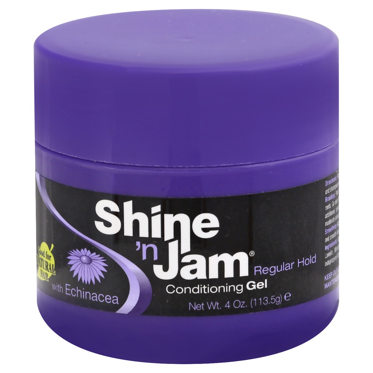 slide 5 of 9, Shine n Jam With Echinacea Regular Hold Conditioning Gel 4 oz, 4 oz