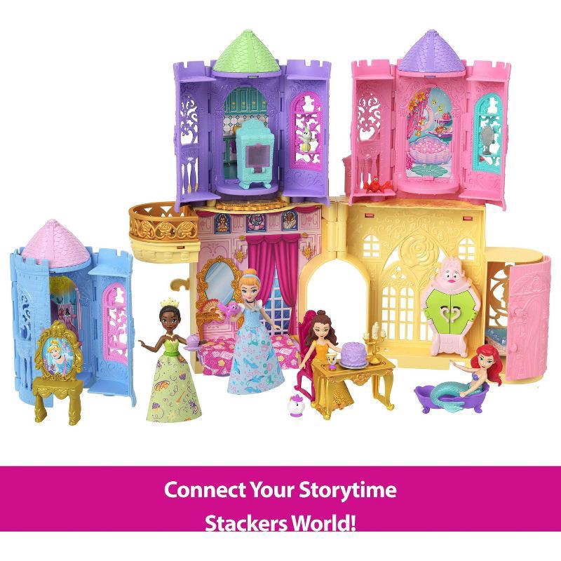 slide 6 of 6, Disney Princess Tower Surprise Small Dolls and Stacking Playsets with 5 Surprises, 1 ct