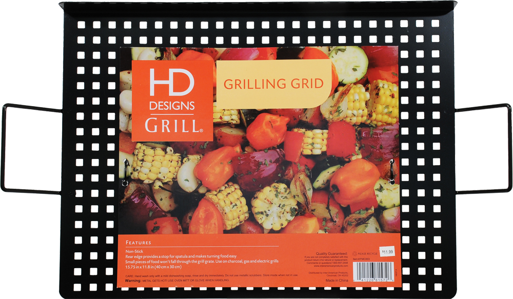 slide 1 of 1, HD Designs Outdoors Non-Stick Grilling Grid - Black - 12 x 16 Inch, 12 in x 16 in