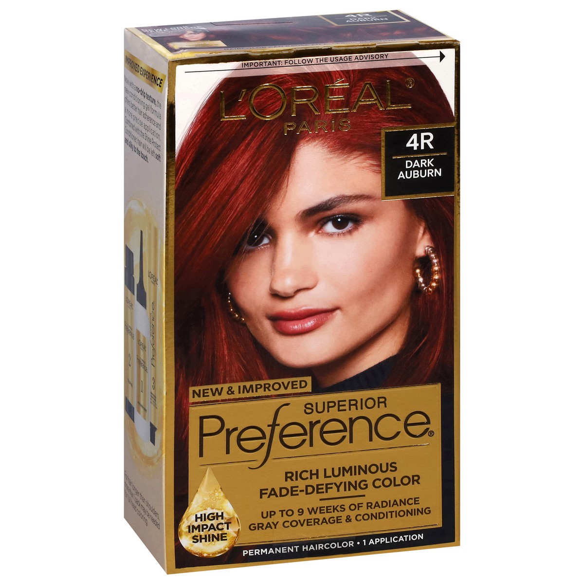 slide 4 of 4, L'Oréal 4R Dark Auburn Permanent Haircolor 1 Each, 1 ct