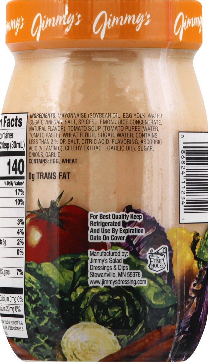 slide 10 of 12, Jimmy's Original Thousand Island Salad Dressing 15 fl oz, 15 fl oz