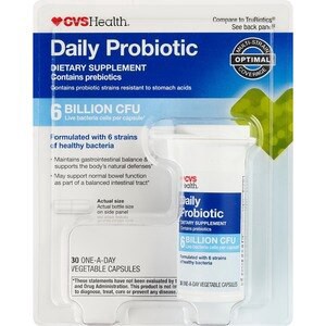 slide 1 of 1, CVS Health Daily Probiotic Capsules, 30 Ct, 1 ct