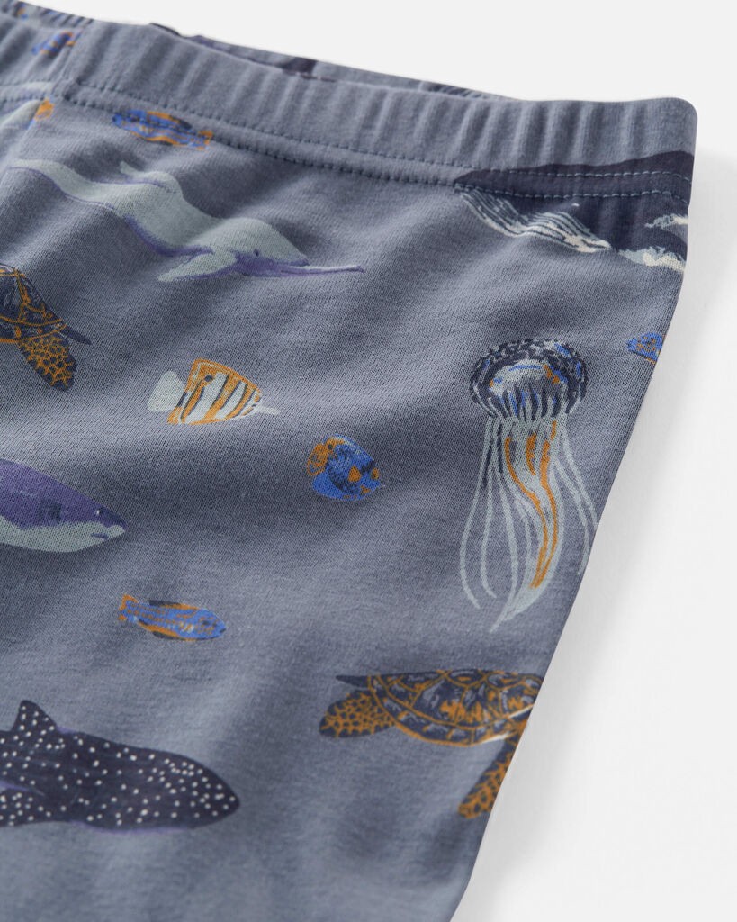 slide 3 of 4, Littleplanet Kid Organic Cotton Pajamas Set Deep Blue Sea Print 6, 1 ct