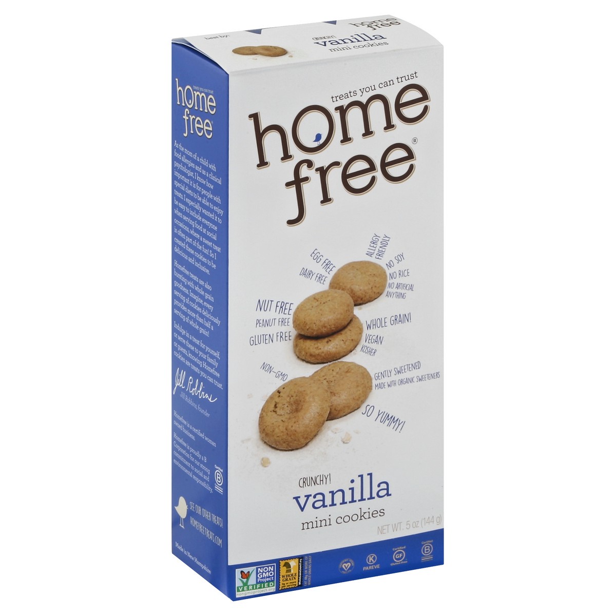 slide 6 of 6, Homefree Vanilla Mini Cookies 5 oz, 5 oz