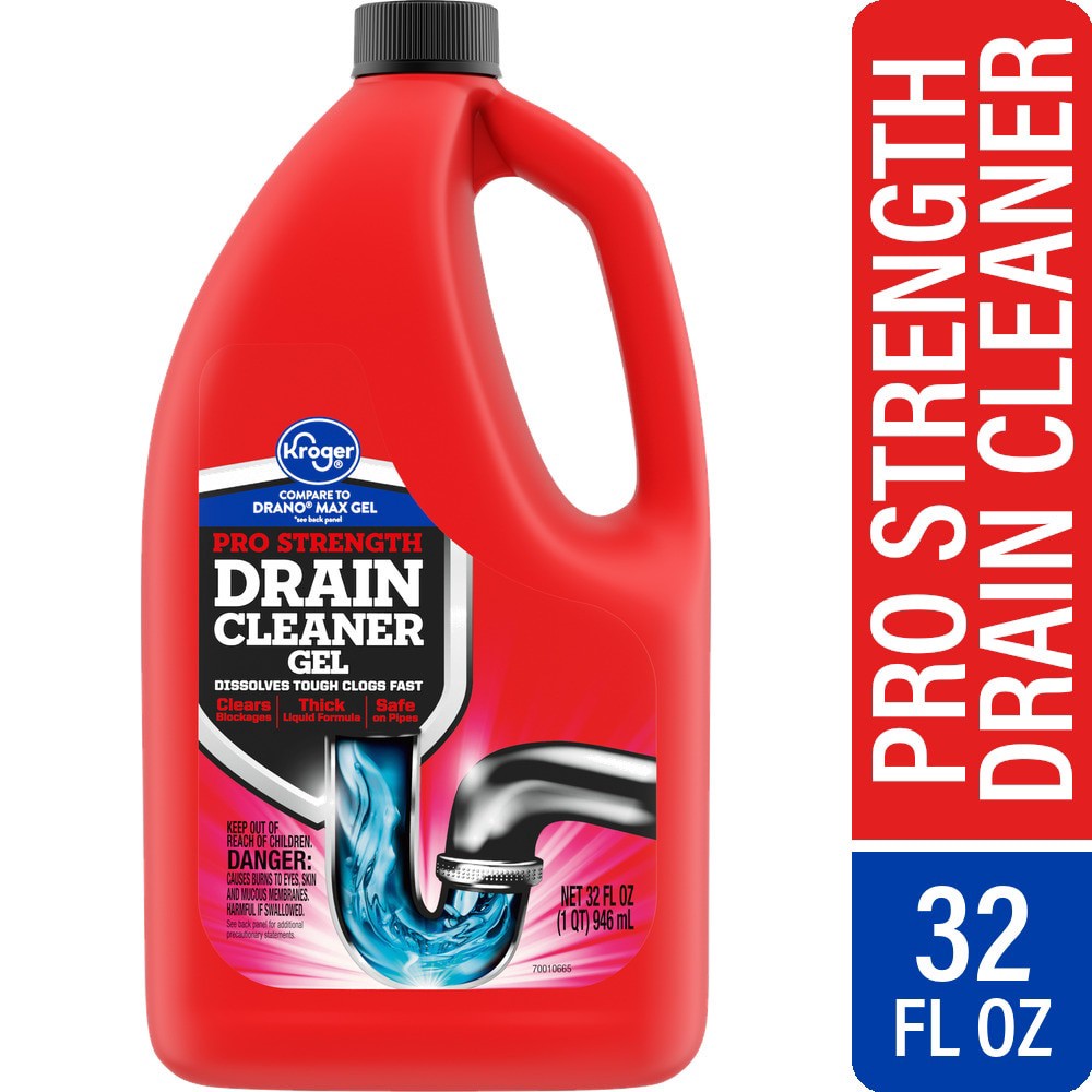 slide 1 of 4, Kroger Pro Strength Drain Cleaner Gel, 32 fl oz