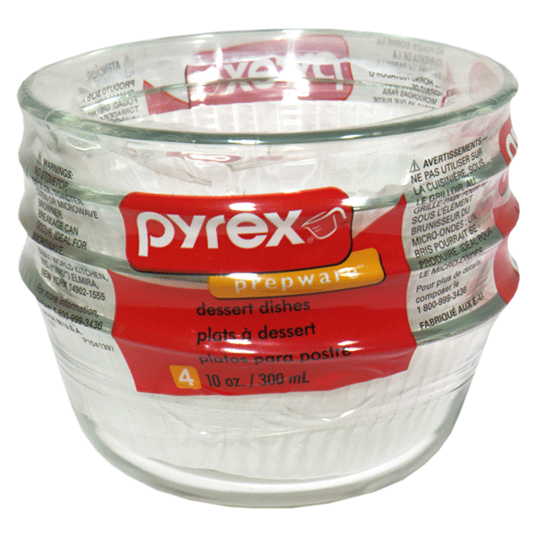 slide 1 of 1, Pyrex Original Custard Cup, 4 ct; 10 oz