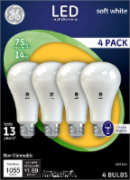 slide 1 of 1, GE LED 14-Watt (75-Watt) Soft White A21 Light Bulb, 1 ct