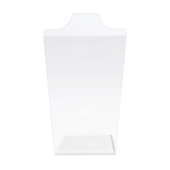 slide 1 of 4, 9.6" Acrylic Necklace Display By Bead Landing, 5.9 in x 3.2 in x 9.6 in