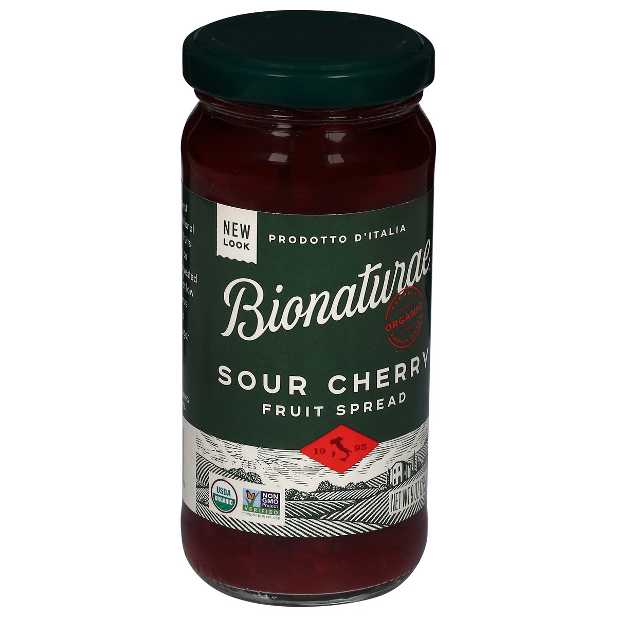 slide 14 of 14, bionaturae Sour Cherry Fruit Spread 9 oz, 9 oz