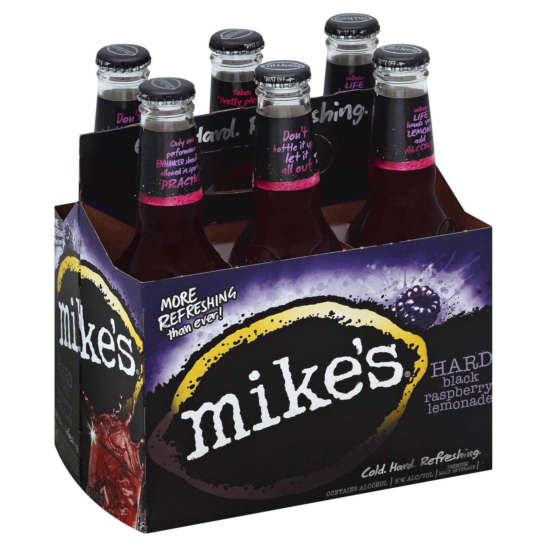 slide 1 of 1, Mike's Hard Black Raspberry Lemonade, 6 ct; 12 oz