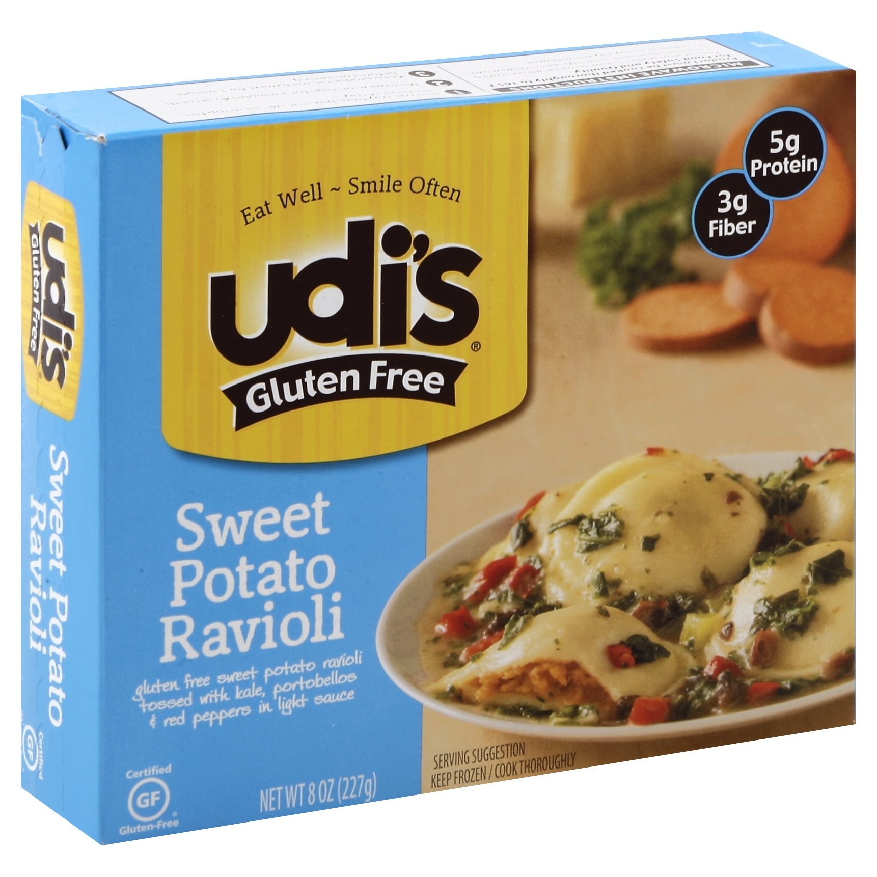 slide 1 of 4, Udi's Sweet Potato Ravioli 8 oz, 8 oz