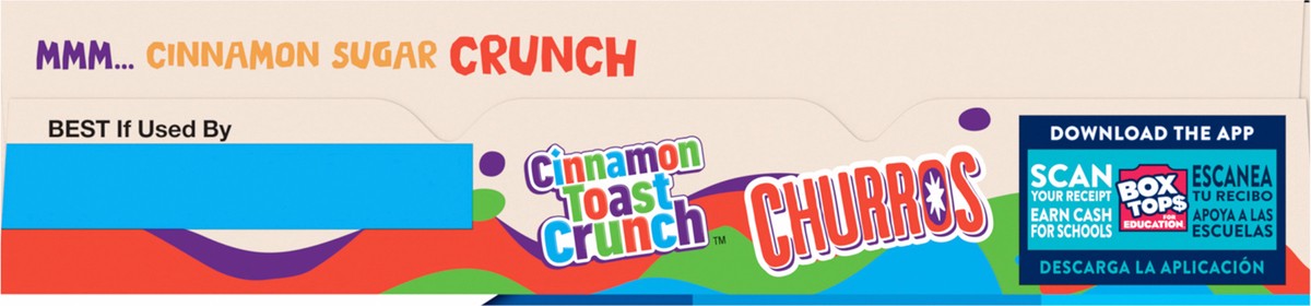 slide 13 of 13, Cinnamon Toast Crunch Churros Cinnamon Toast Crunch Breakfast Cereal, 11.9 OZ Cereal Box, 11.9 oz