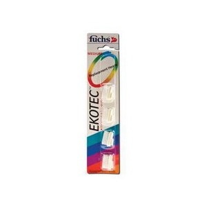 slide 1 of 1, Fuchs Ekotec Replaceable Head Toothbrushes Medium Head Refills, 4Ct, 4 ct