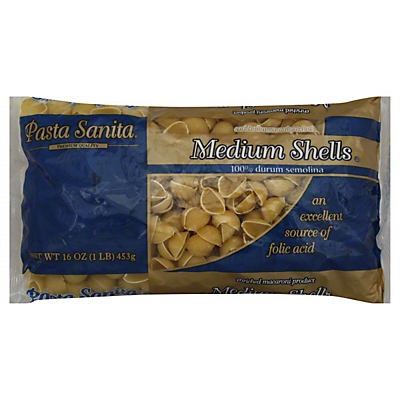 slide 1 of 1, Pasta Sanita Medium Shells, 16 oz