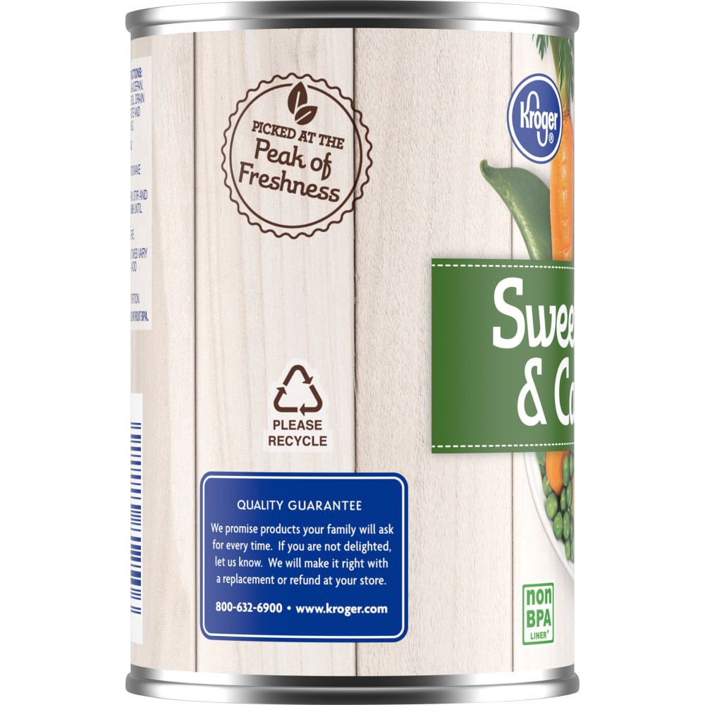 slide 2 of 5, Kroger Sweet Peas & Carrots - 15 oz, 15 oz