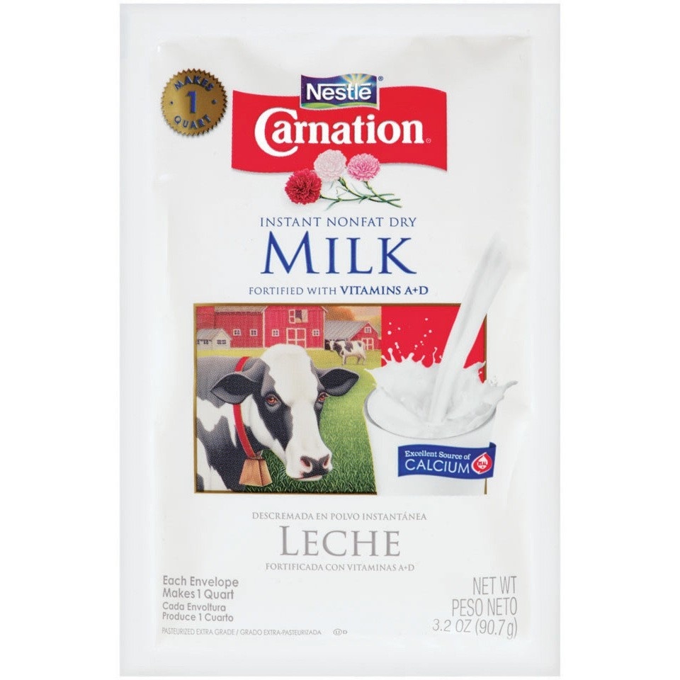 slide 1 of 6, Nestle Carnation Milk Instant Nonfat Dry Milk, 3.25 oz