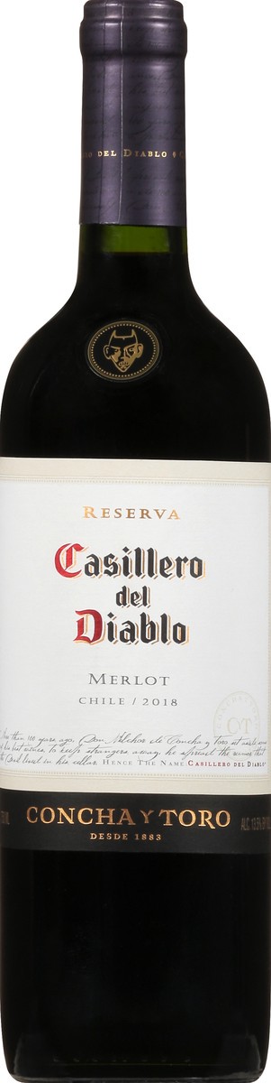 slide 9 of 11, Casillero del Diablo Merlot, 750 ml