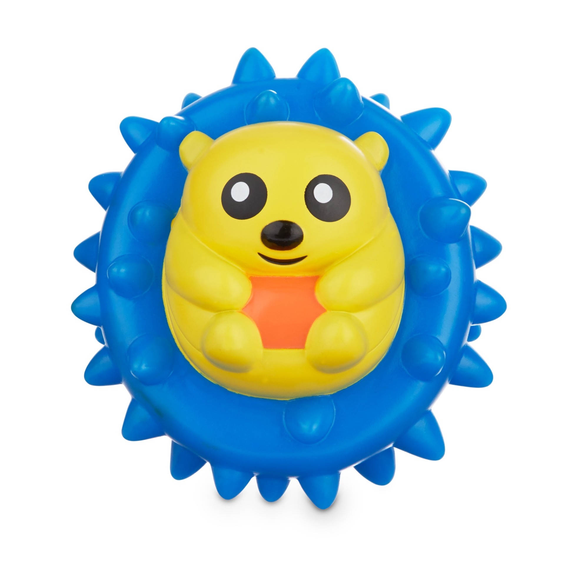 slide 1 of 1, Leaps & Bounds Vinyl Hedgehog Ball Dog Toy, SM