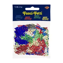 Beistle Fanci-Fetti Happy Birthday