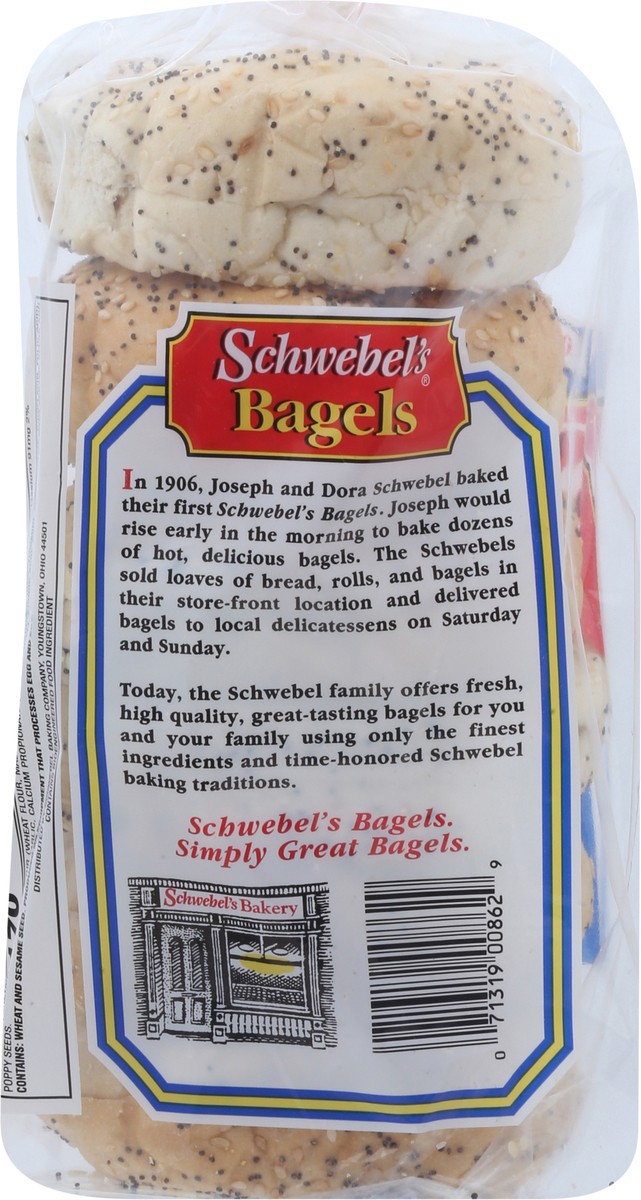 slide 9 of 14, Schwebel Everything Bagel, 15 ct