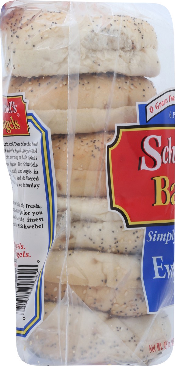 slide 8 of 14, Schwebel Everything Bagel, 15 ct