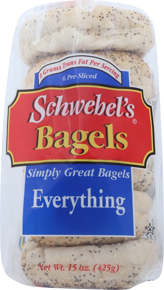 slide 5 of 14, Schwebel Everything Bagel, 15 ct