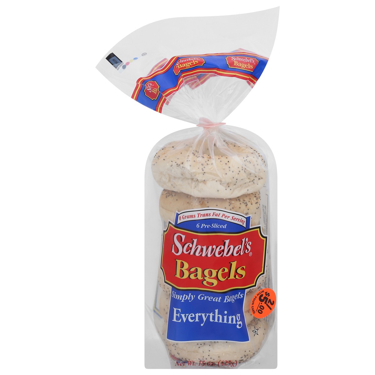slide 14 of 14, Schwebel Everything Bagel, 15 ct