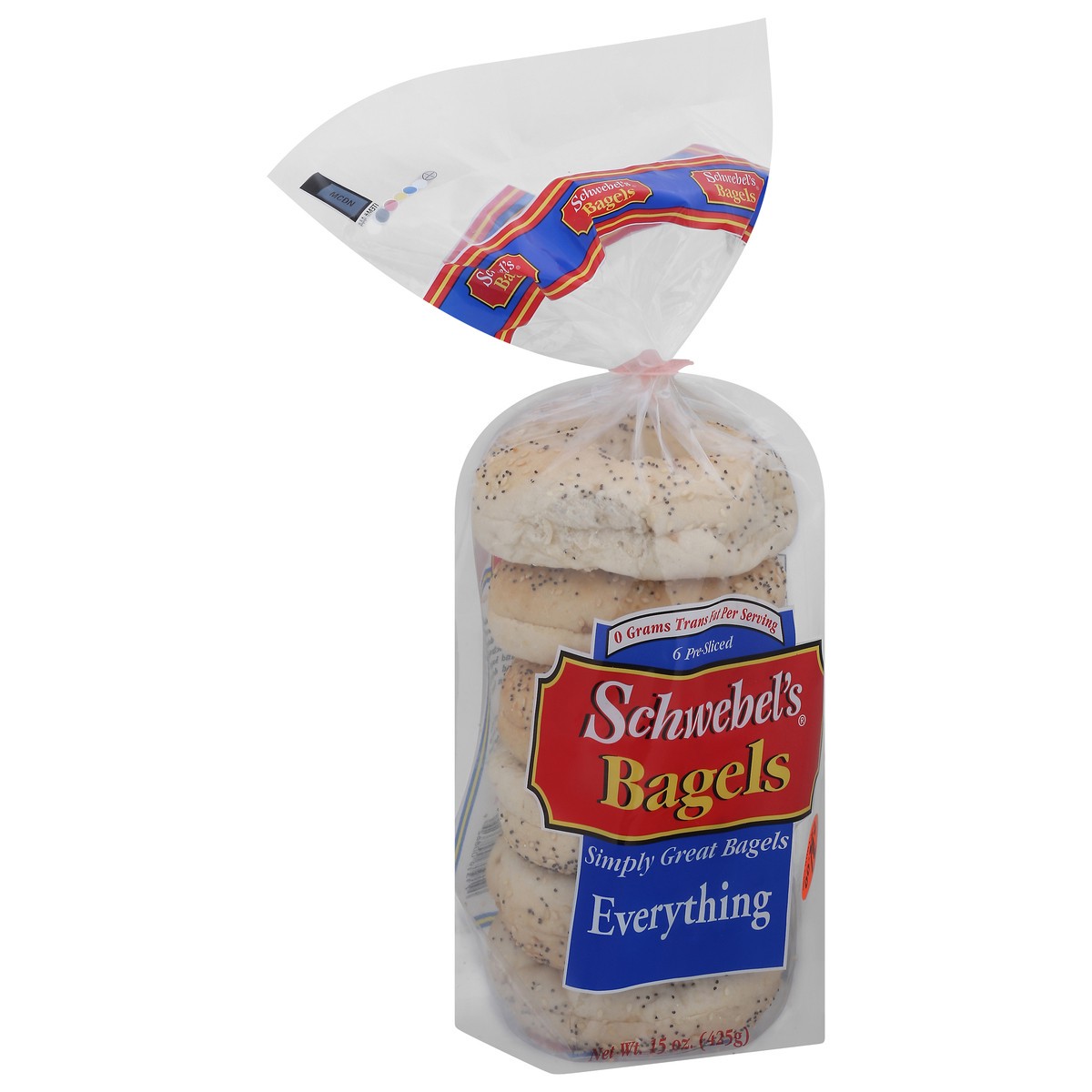 slide 3 of 14, Schwebel Everything Bagel, 15 ct