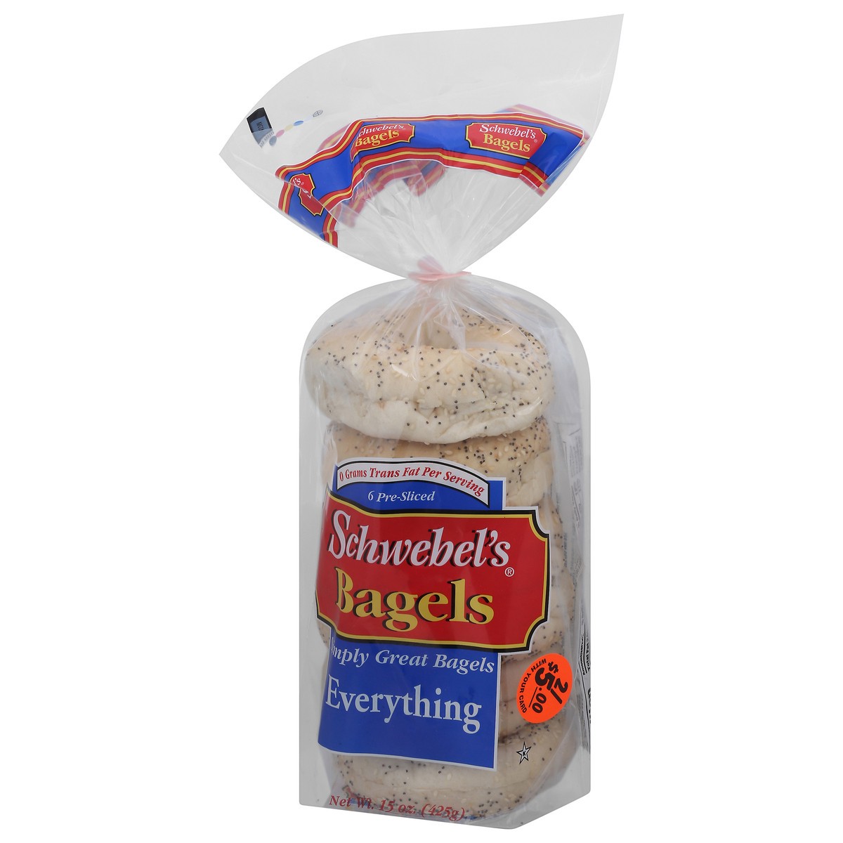 slide 12 of 14, Schwebel Everything Bagel, 15 ct
