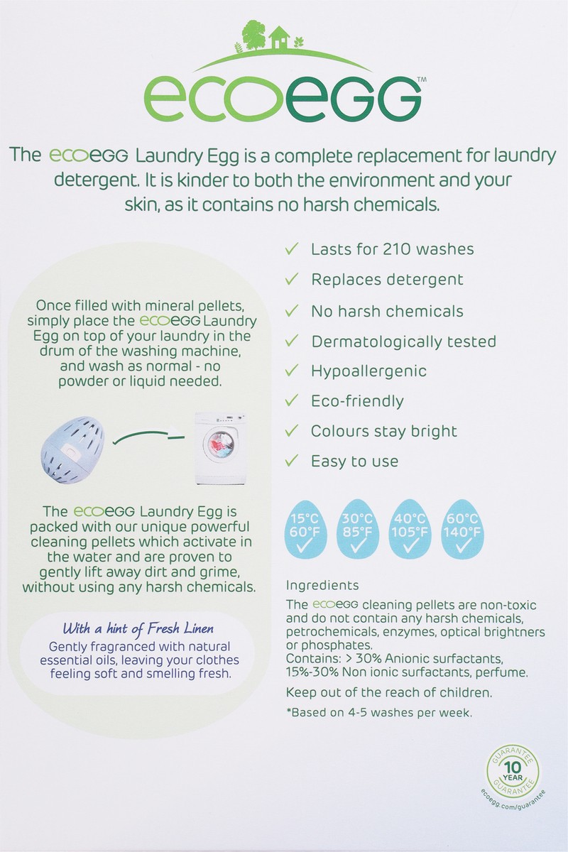 slide 3 of 11, Ecoegg Fresh Linen Laundry Egg 1 ea, 1 ea