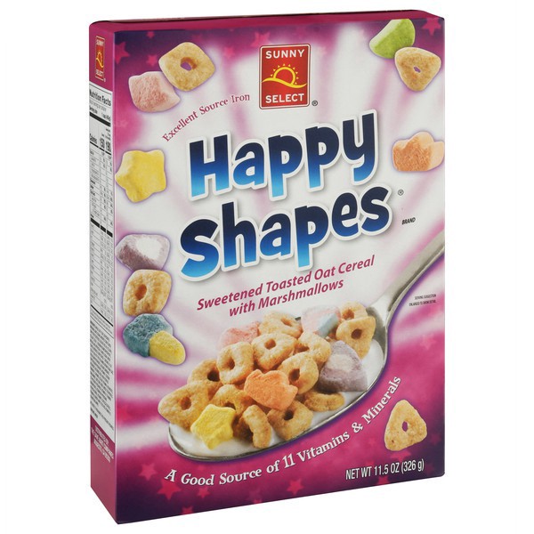 slide 1 of 1, Sunny Select Happy Shapes Cereal 11.5 oz, 11.5 oz