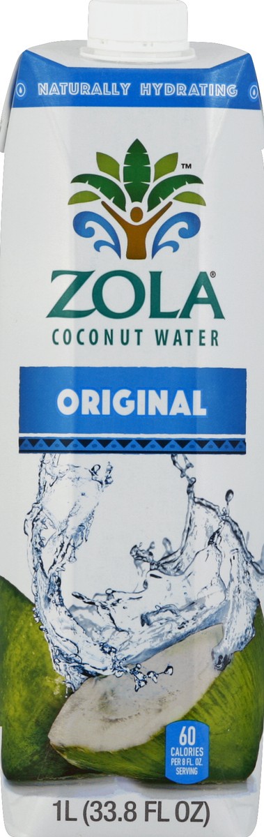 slide 3 of 4, Zola Original Coconut Water 33.8 fl oz, 33.8 fl oz