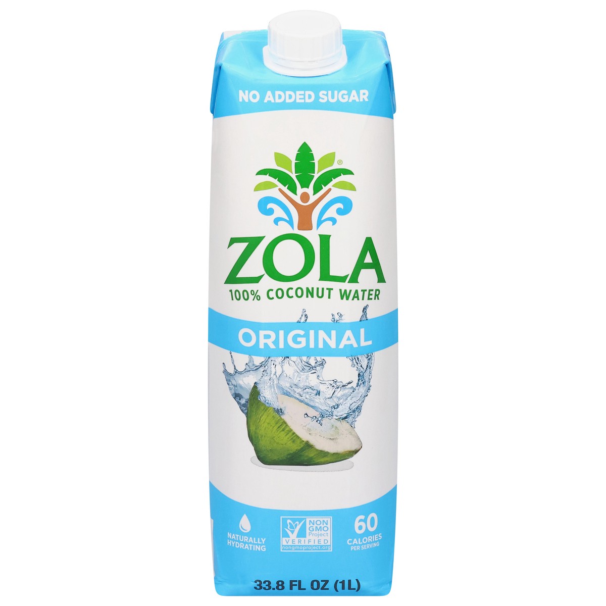 slide 1 of 4, Zola Original Coconut Water 33.8 fl oz, 33.8 fl oz