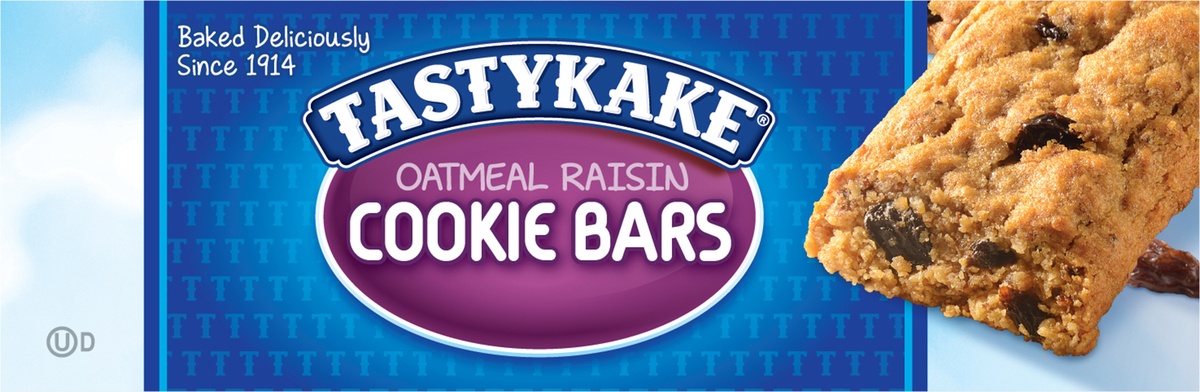 slide 6 of 11, Tastykake Oatmeal Raisin Cookie Bars Family 6 pack Wrapper 6 ea, 12 oz